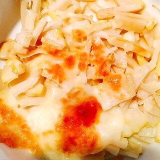 タケノコのチーズ焼き